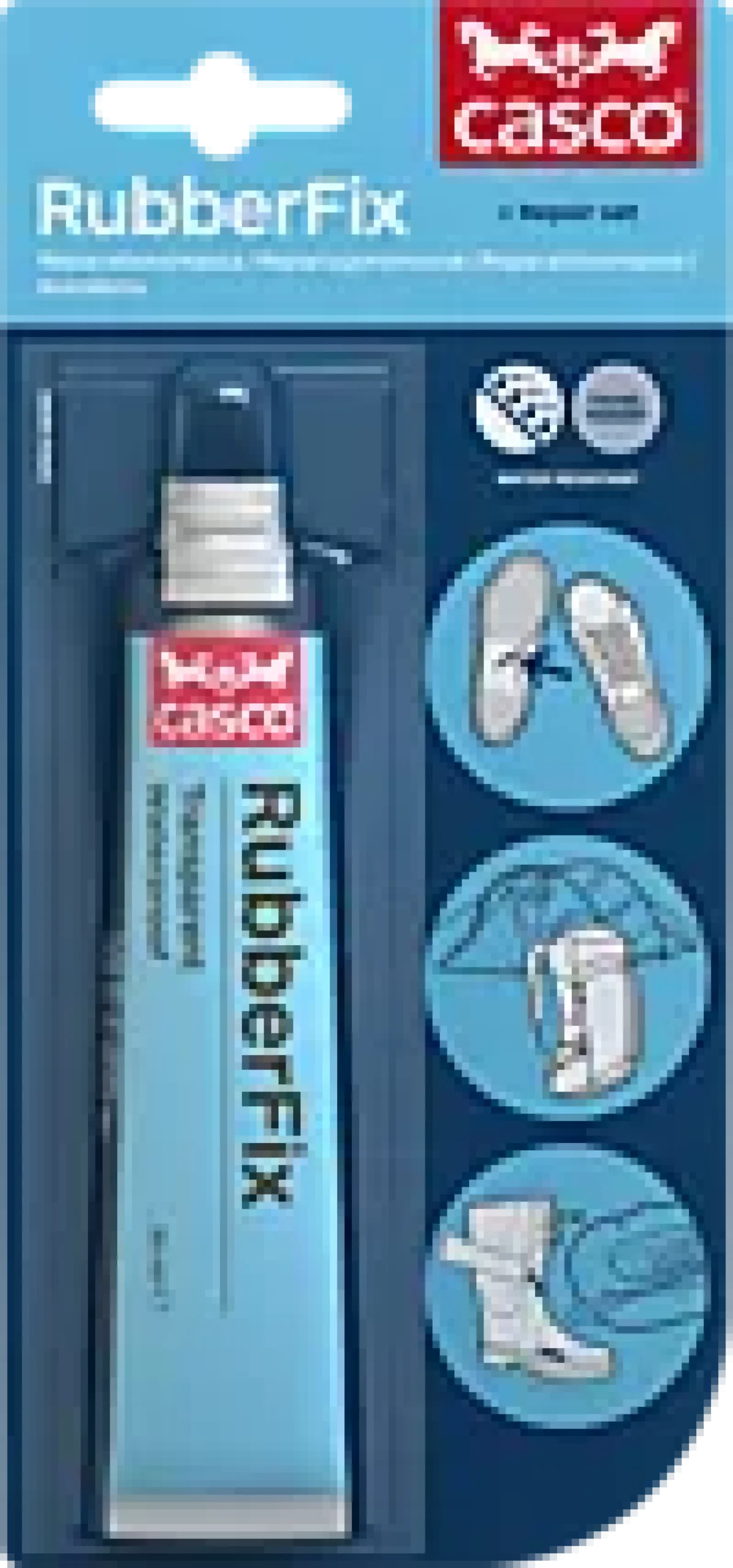 Rubberfix Reperasjonslim 50ml-Casco Outlet