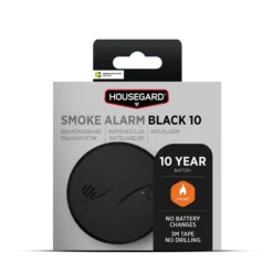 Røykvarsler Black 10årsbatteri-Housegard Best