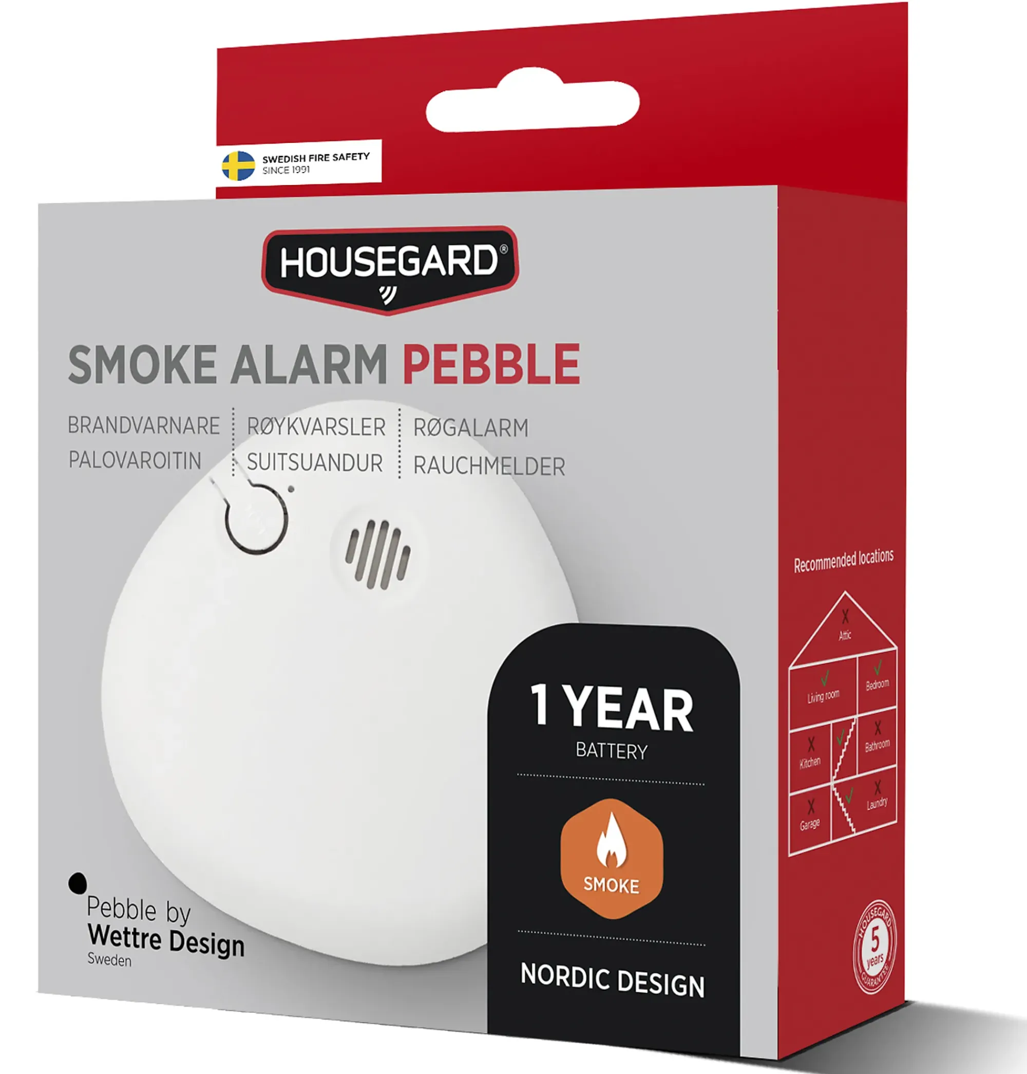 Røykvarsler Pebble-Housegard Online
