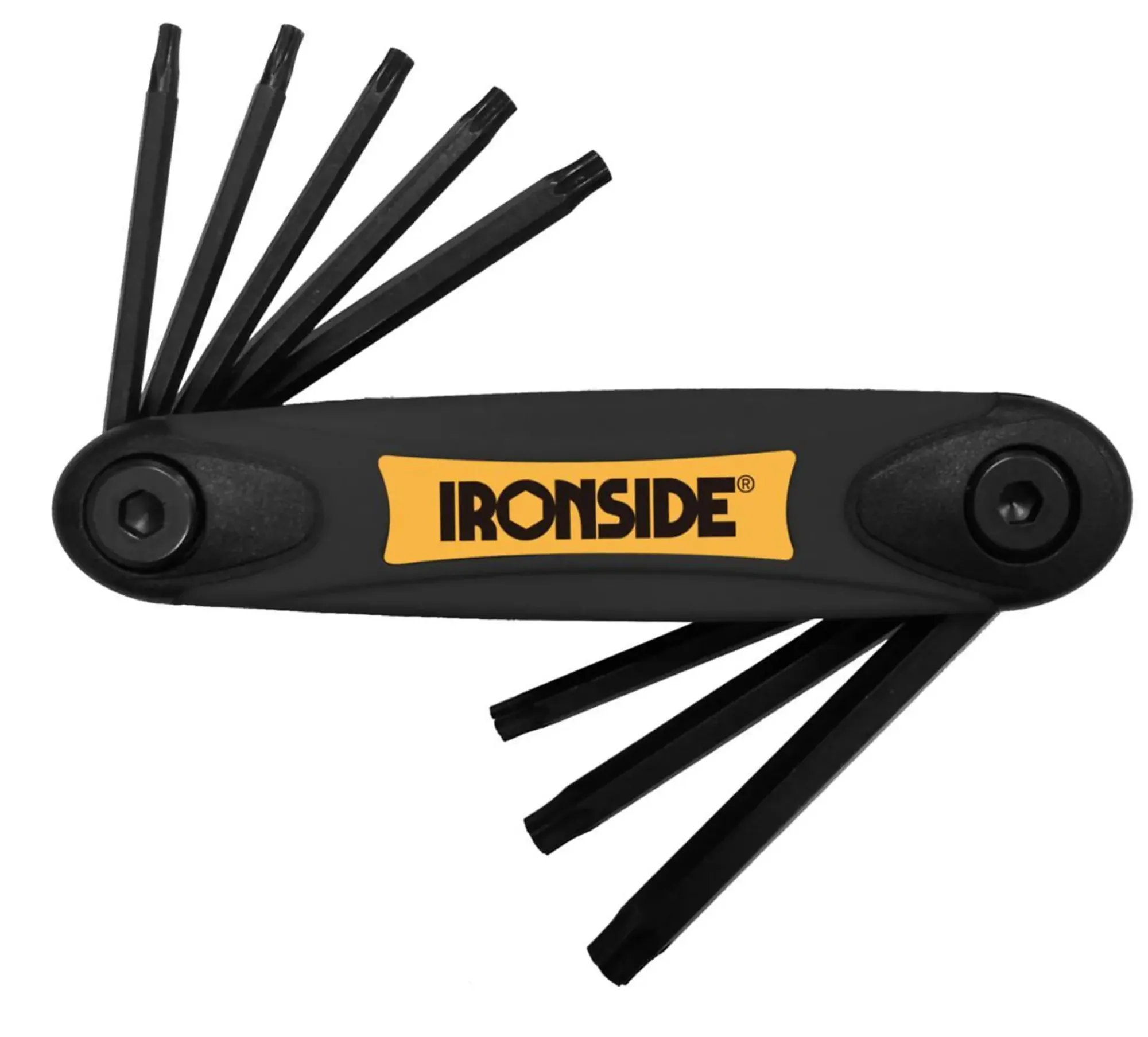 SEKSKANTNØKKELSETT TORX T9-T40 8 DELER-Ironside