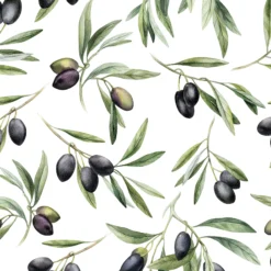 Servietter 33x33cm Branches with Olives-Daybyday New