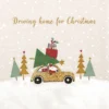 Servietter 33x33cm Driving Home for Xmas- New