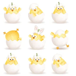 Servietter 33x33cm Easter chick in egg-Daybyday Clearance