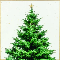 Servietter 33x33cm Fir Tree-Home fashion