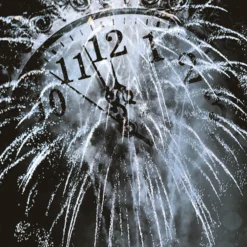 Servietter 33x33cm Hello New Year Silver- Best