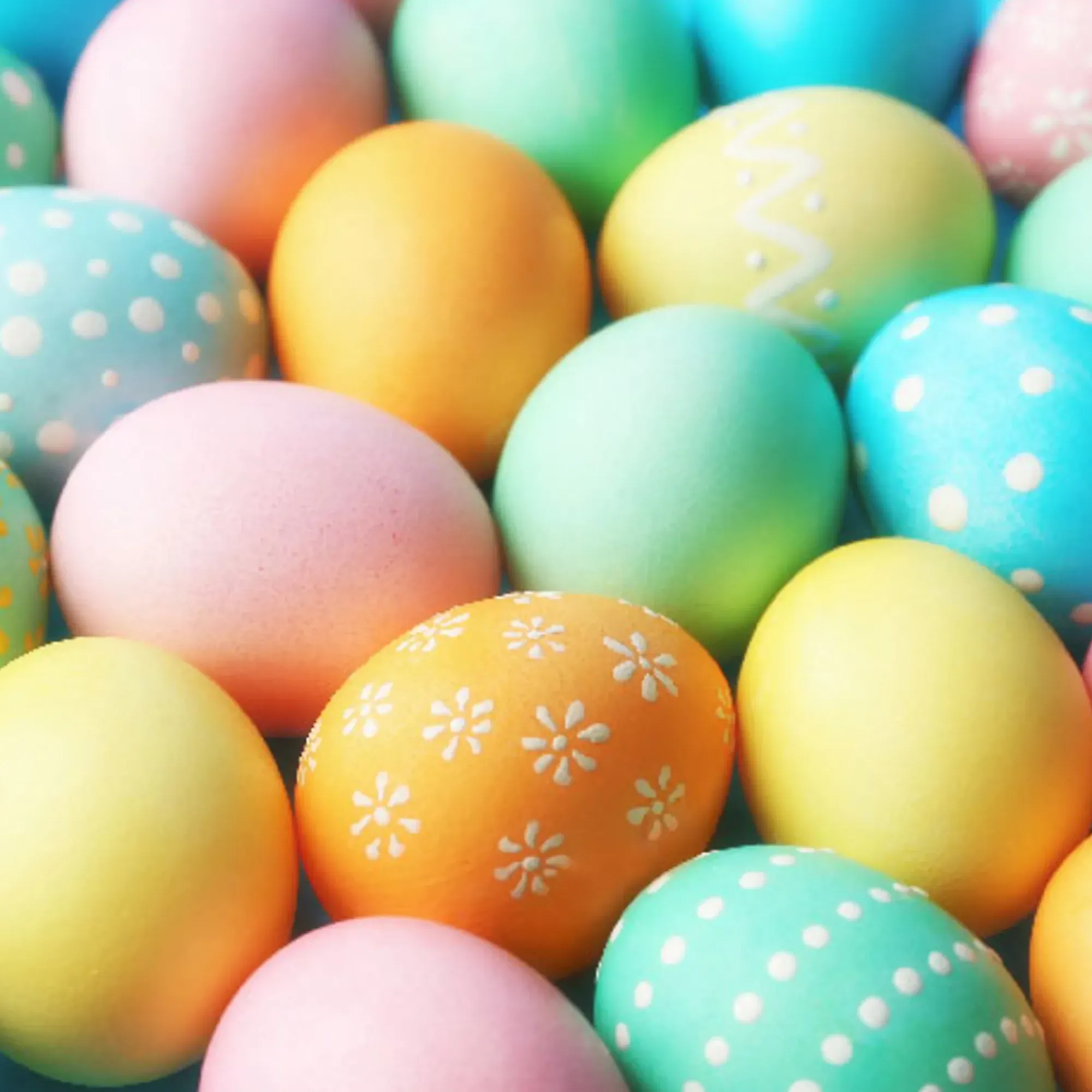 Servietter 33x33cm Pastel colored Easter eggs-Daybyday New