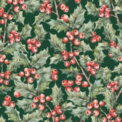 Servietter 33x33cm 20pk Iles allover green-Daybyday Online