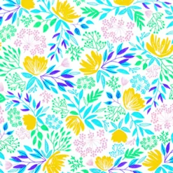 Servietter 33x33cm Rikt blomstermønster-Coleman Clearance