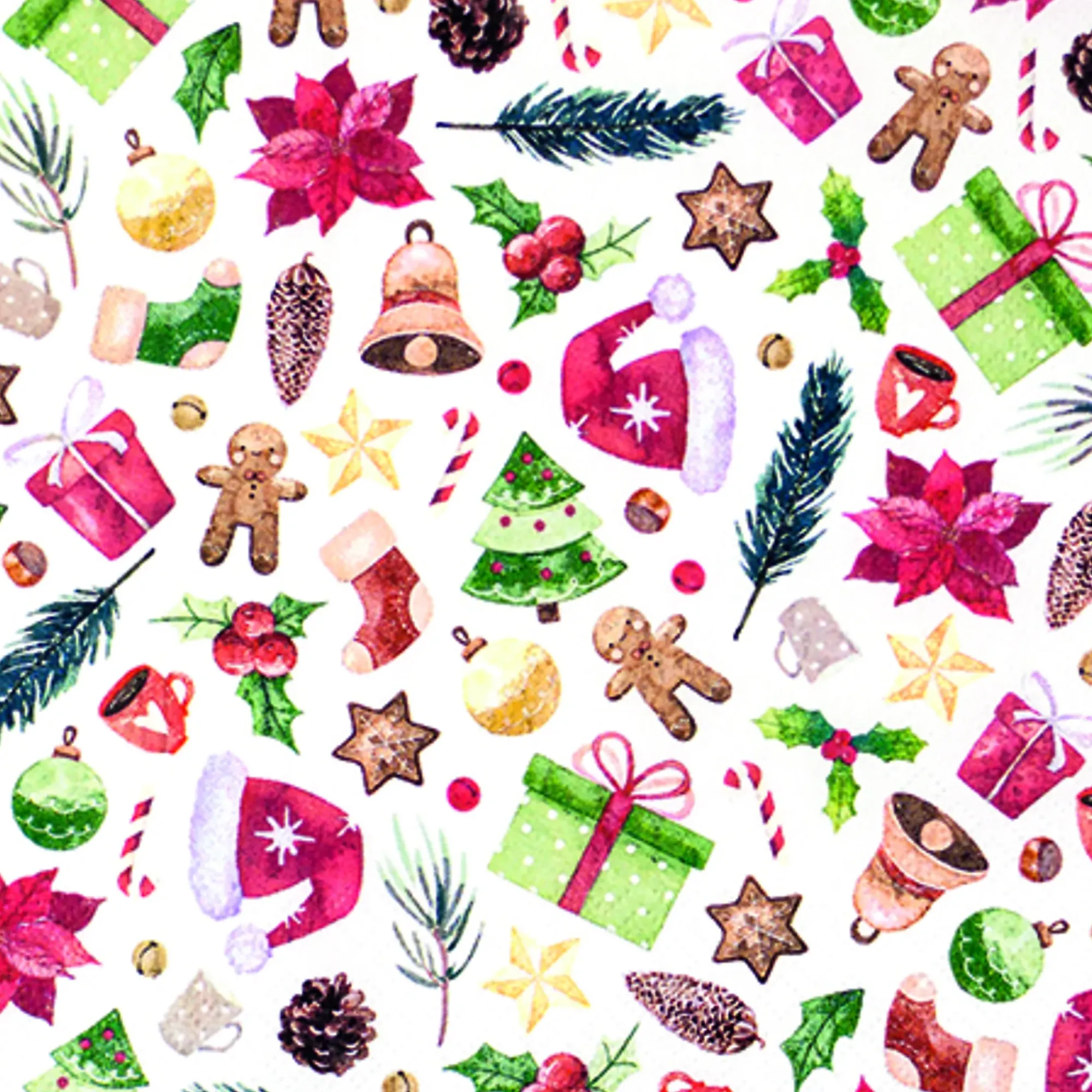 Servietter 33x33cm Xmas collection-Home fashion Discount