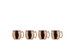 Shotglass Mosscow Mule Mini Kobber/ 8cl 4stk-Lyngby glas New