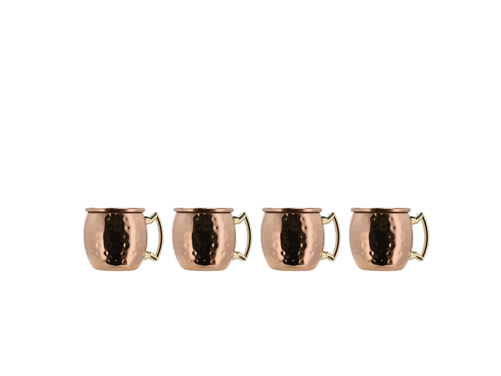 Shotglass Mosscow Mule Mini Kobber/ 8cl 4stk-Lyngby glas New