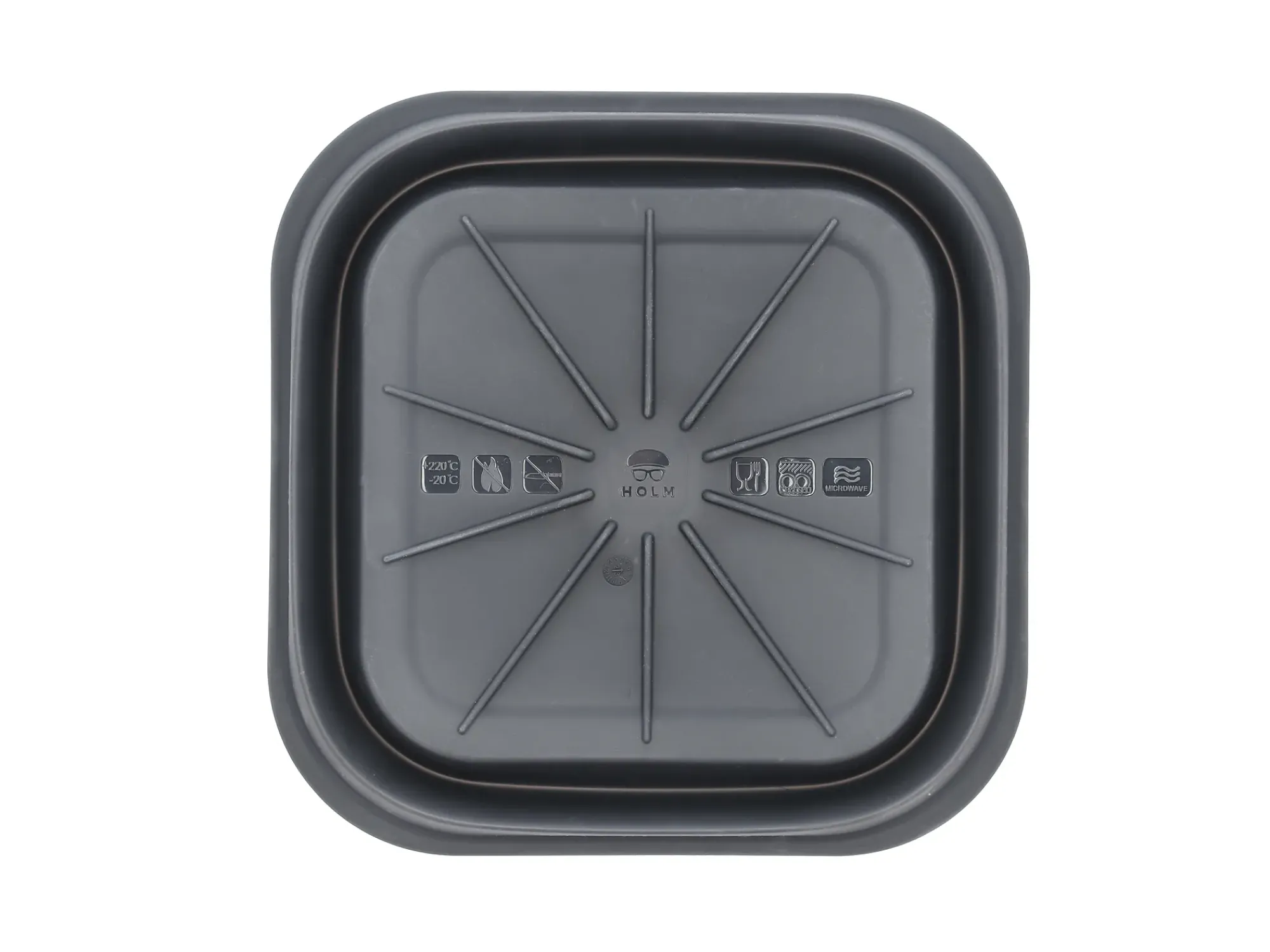 Silikonform til Airfryer firkant 19x19x8cm-Holm Hot