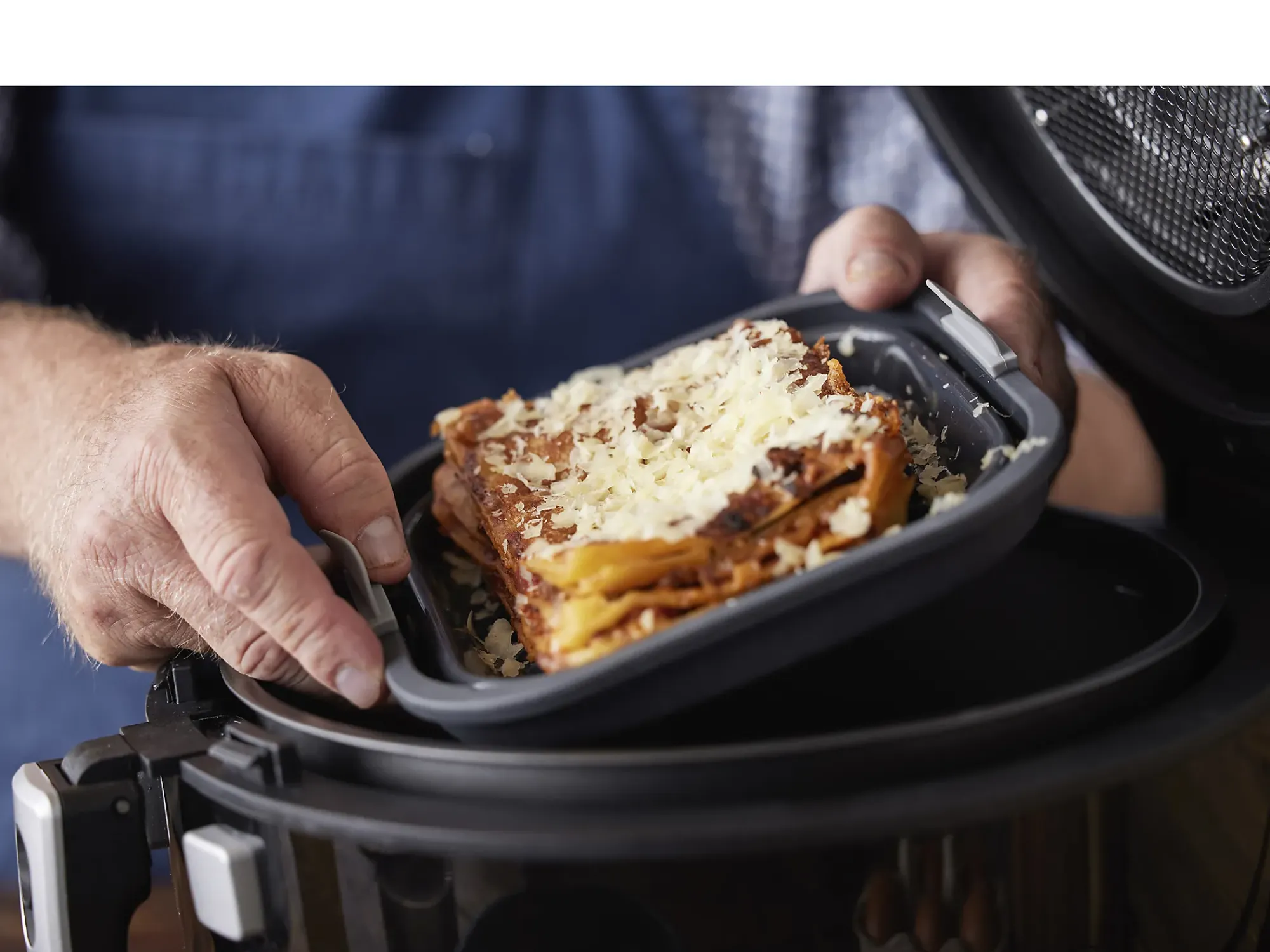 Silikonform til Airfryer firkant 19x19x8cm-Holm Hot