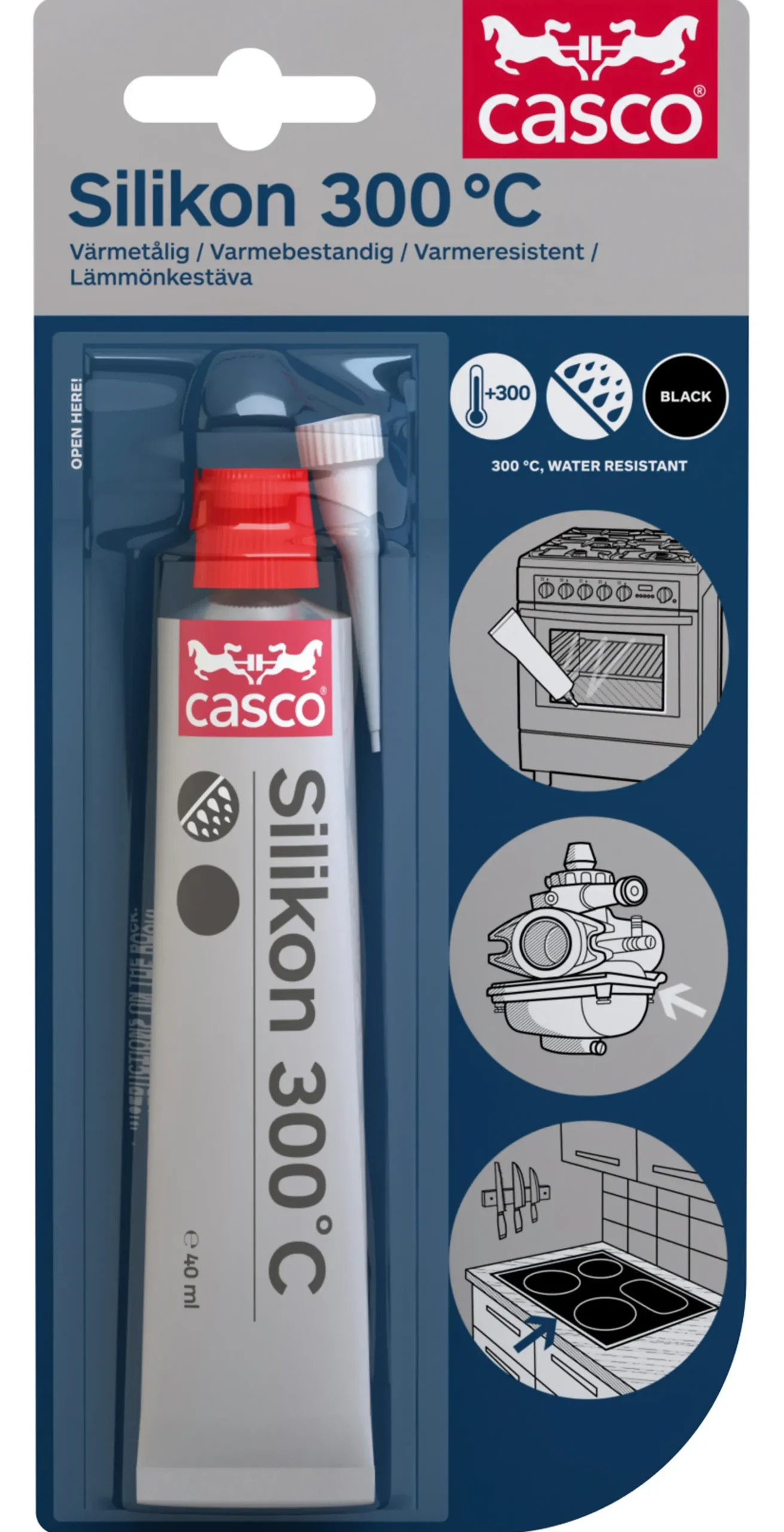 Silikon 300 grader 40ml-Casco Discount