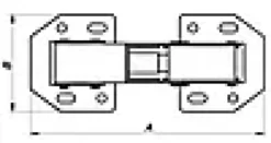 Skaphengsel 1439 flat 2stk-Pn Beslag Online