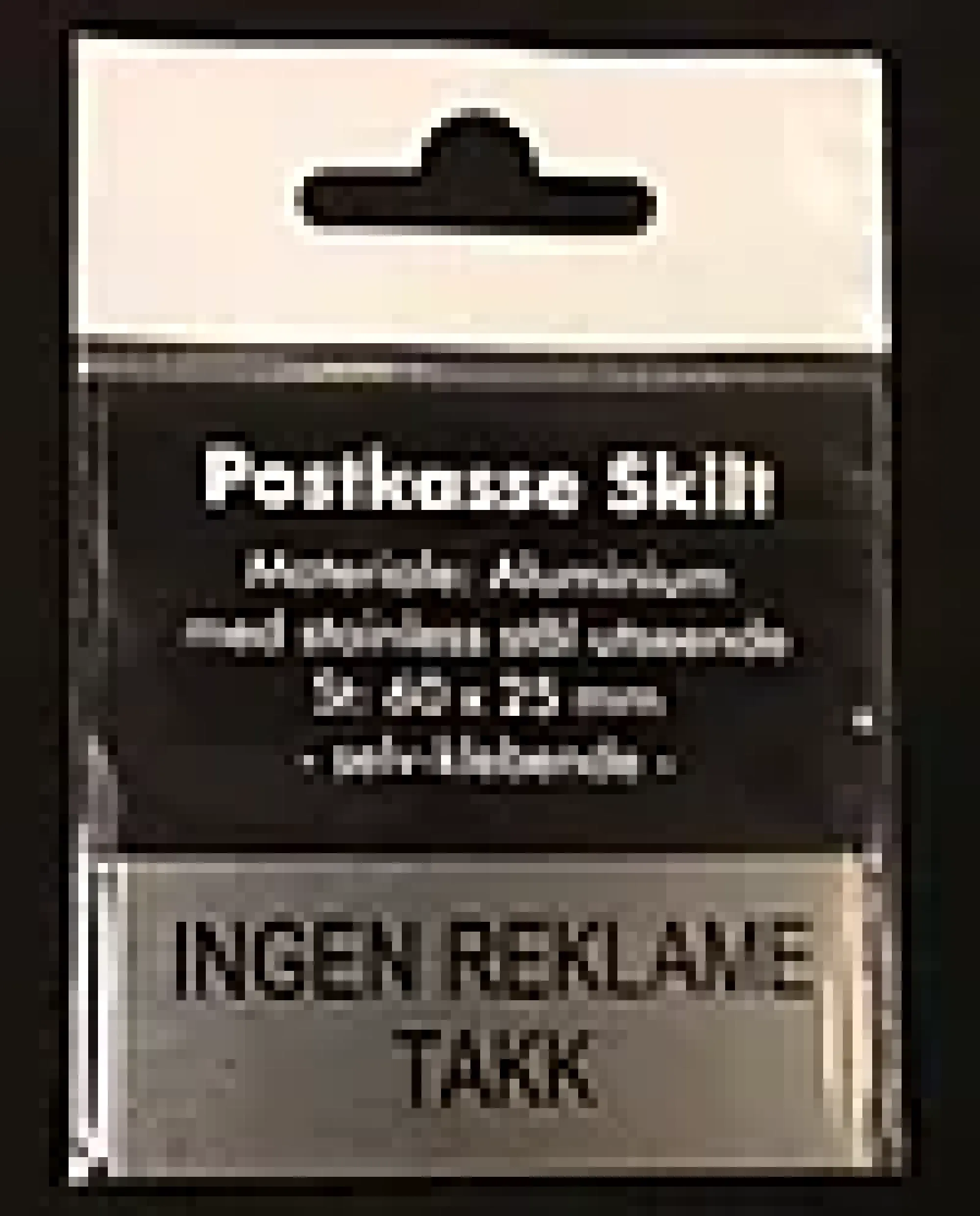 Skilt "Ingen reklame" for postkasse- Clearance