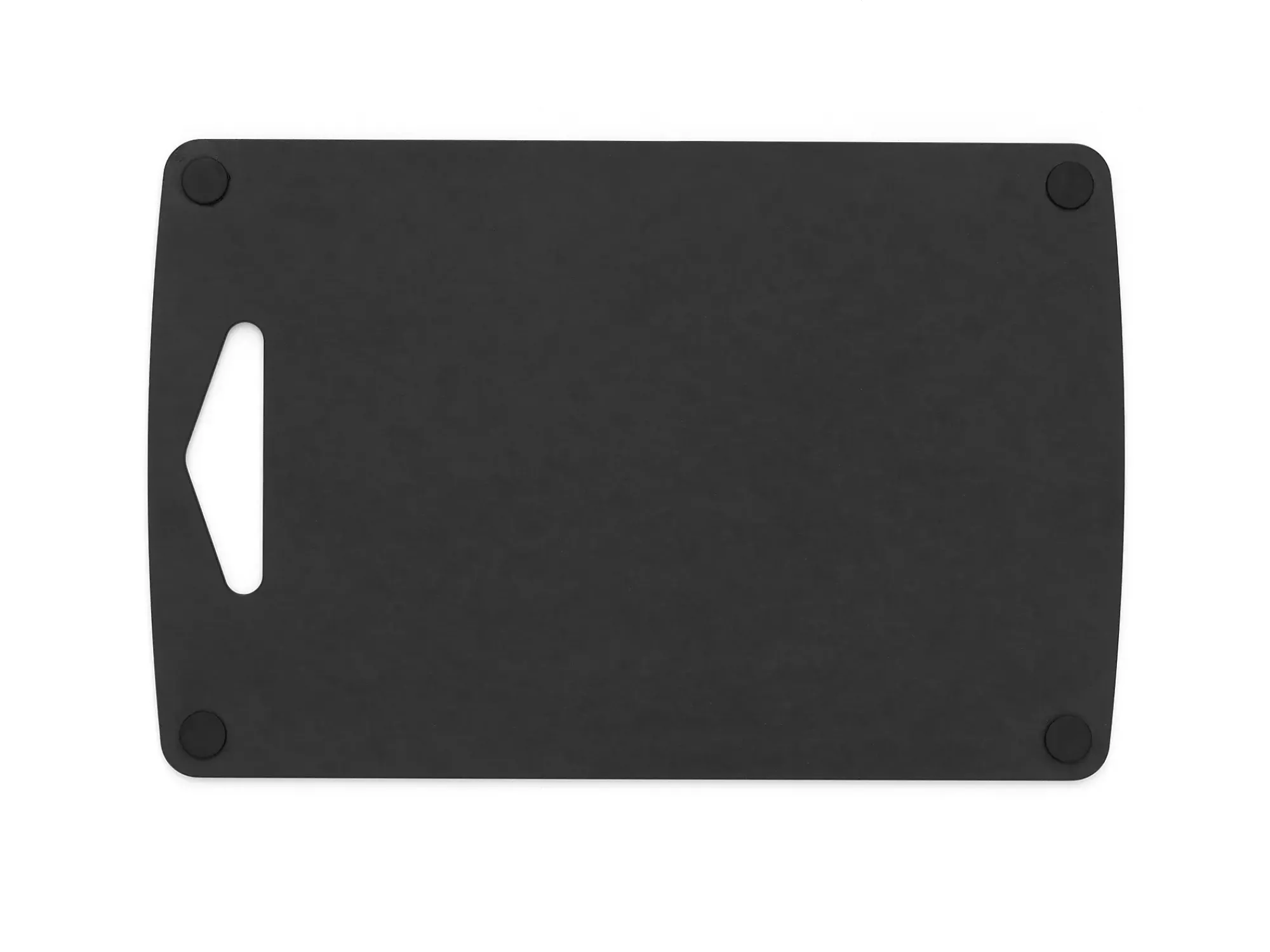 SKJÆREBRETT II MED KNOTTER 33X21,5CM SVART TREFIBER-Epicurean Best