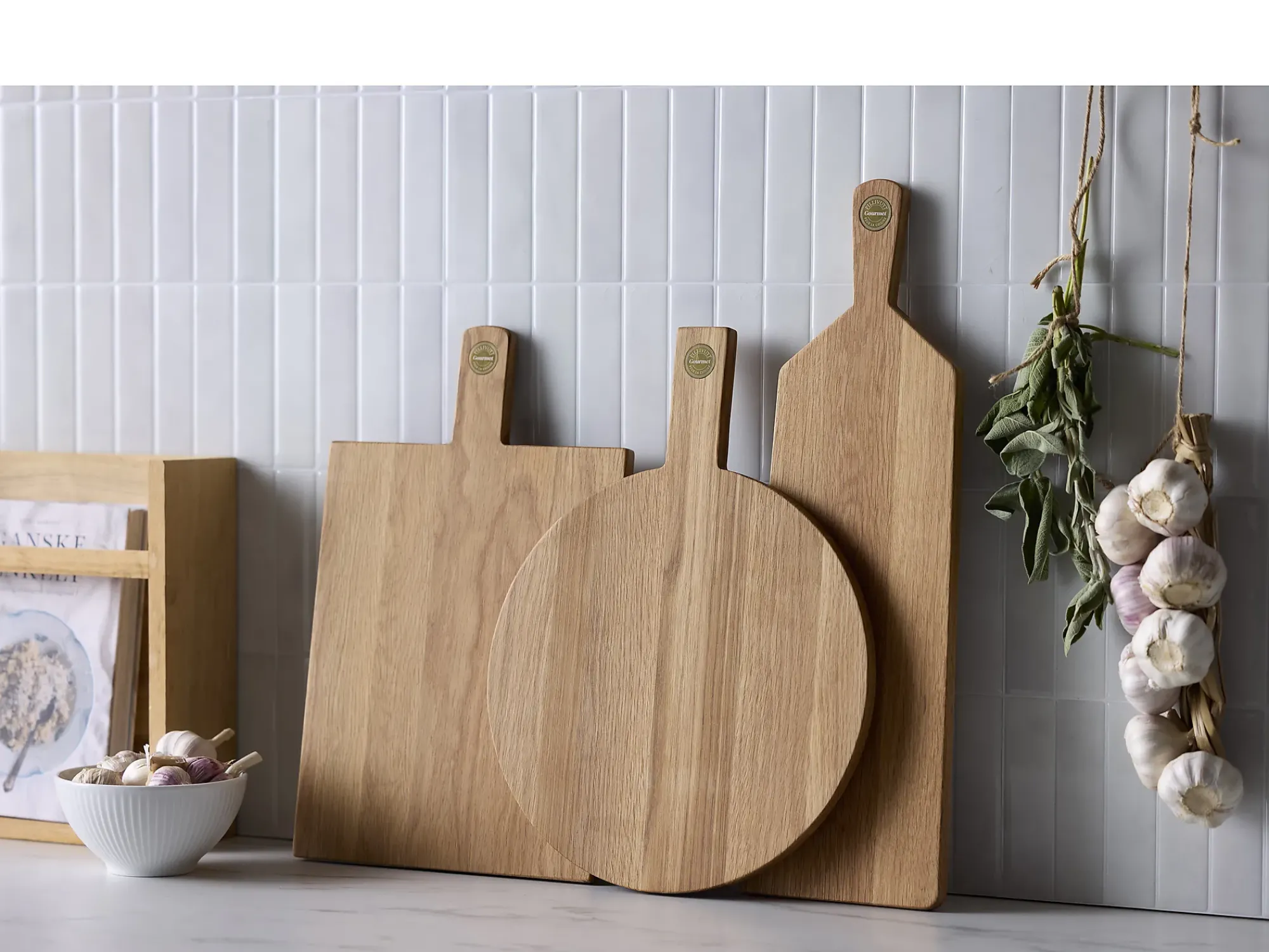 Skjære/serveringsbrett Douron 40,6x25,4x1,5cm Eik-Pillivuyt gourmet Best