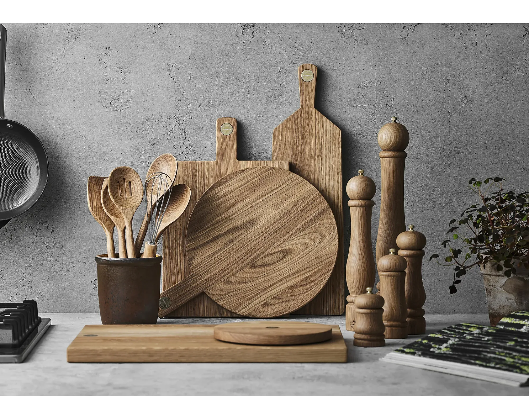 Skjære/serveringsbrett Douron 40,6x25,4x1,5cm Eik-Pillivuyt gourmet Best