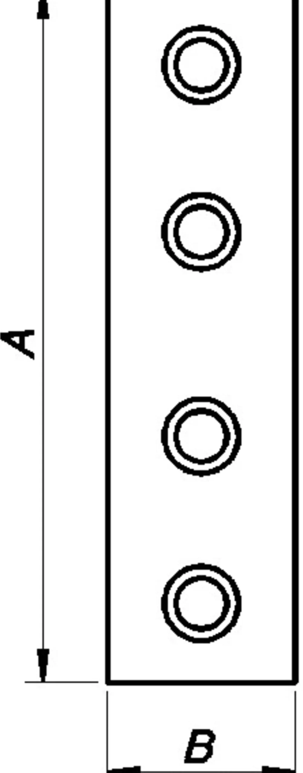 SKJØTEJERN 6211 EZ 75X20X2MM 4STK-Pn Beslag Outlet
