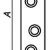 SKJØTEJERN 50X13MM-Pn Beslag Hot