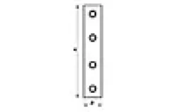 SKJØTEJERN 100X20MM-Pn Beslag Discount