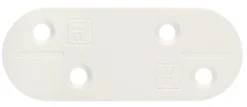 SKJØTEJERN 98X38MM FINSTRUKTUR MED RUSTFRI A4 SKRUER-Pn Beslag New
