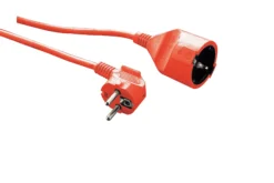 SKJØTELEDNING 25M 3X1,5RØD INNENDØRS H05VV-F-Powerized Outlet