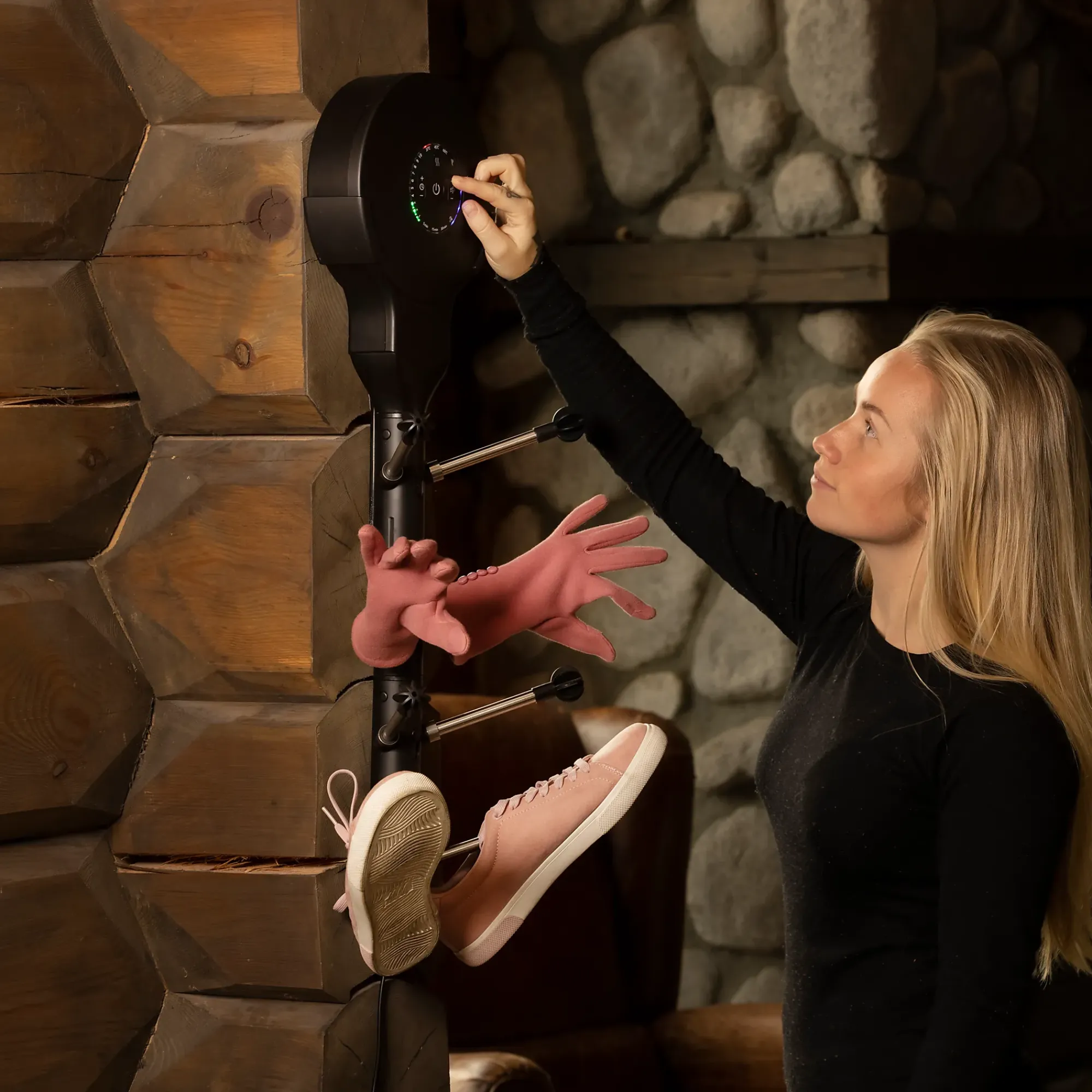Skotørker Wall Svart Ionic I3-Hedgehog dryer Sale