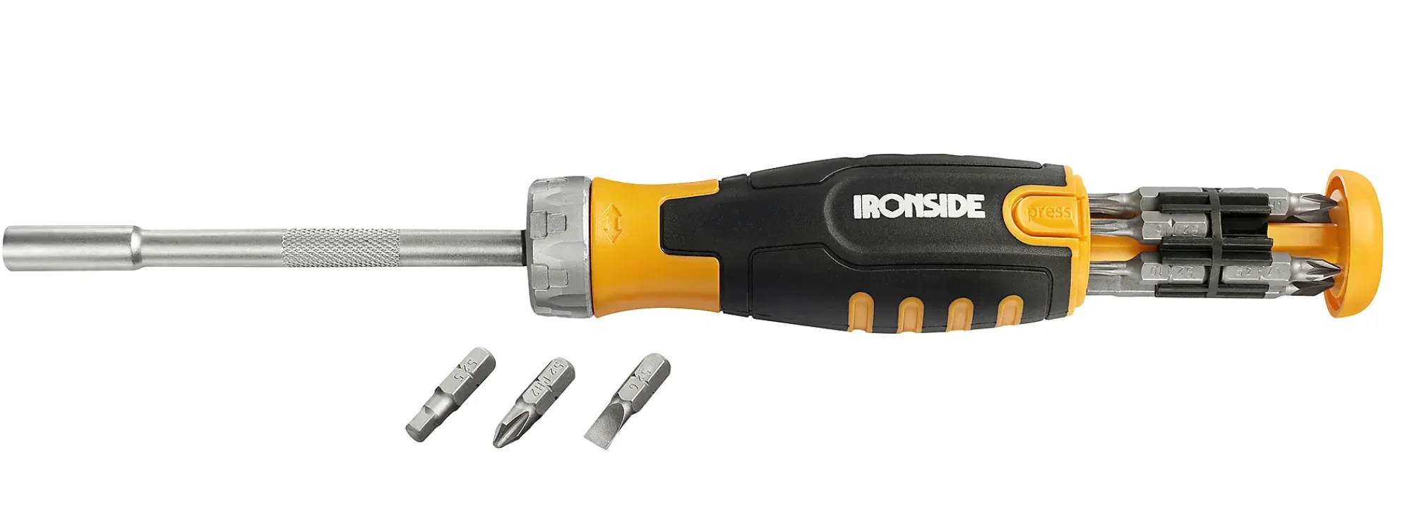 Skralleskrutrekker inkludert 12 bits-Ironside Best