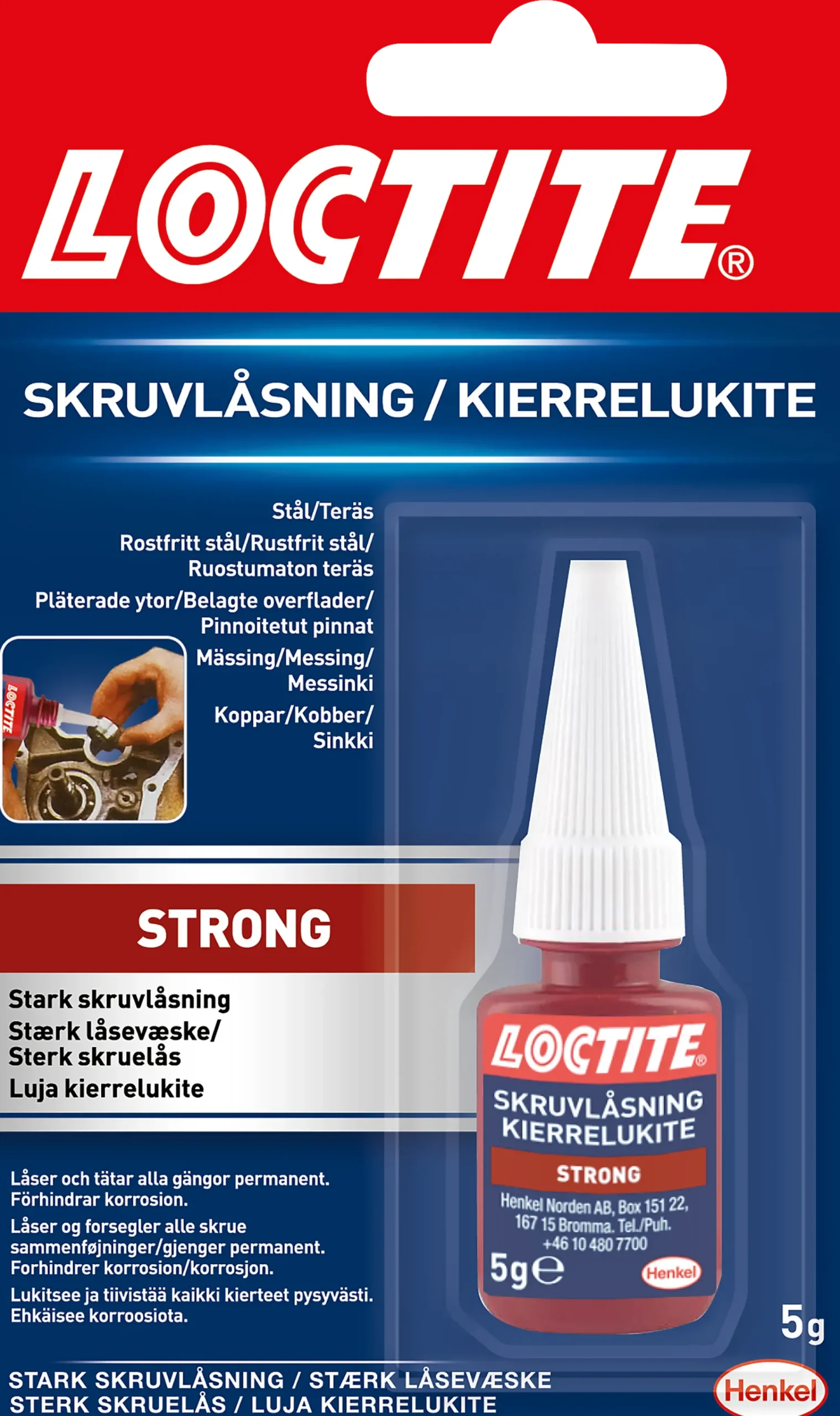 Skruelås sterk 5g-Loctite Sale
