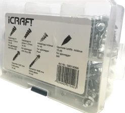 Skruesett for gips 60 deler-Icraft Discount
