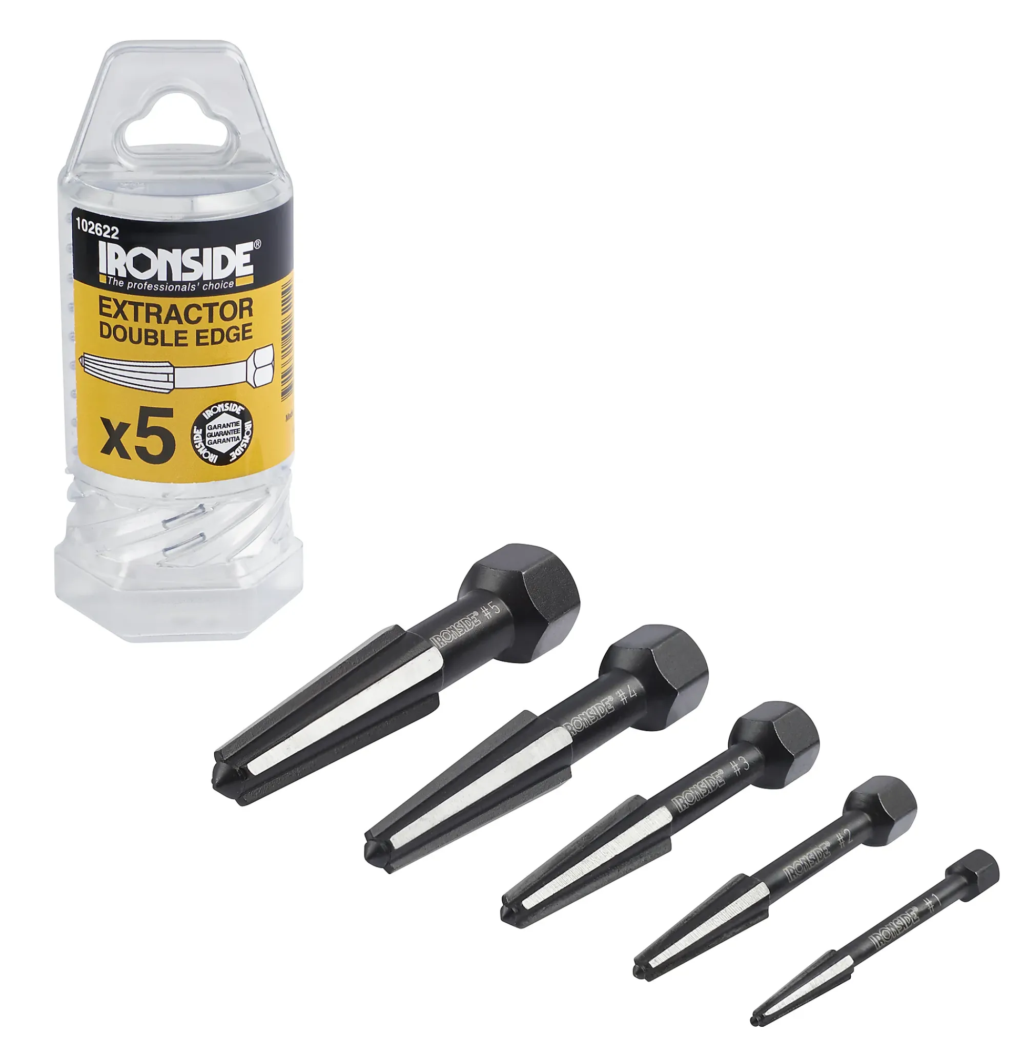 Skrueuttrekkersett M5-M20-Ironside Best