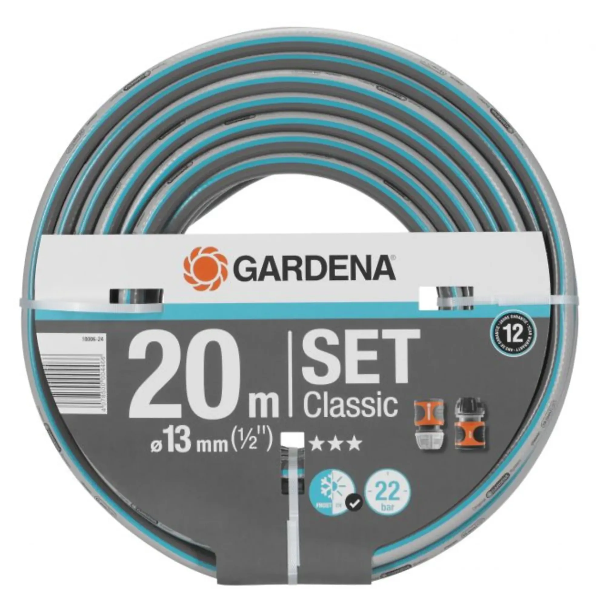 Slange 1/2" med koblinger-Gardena