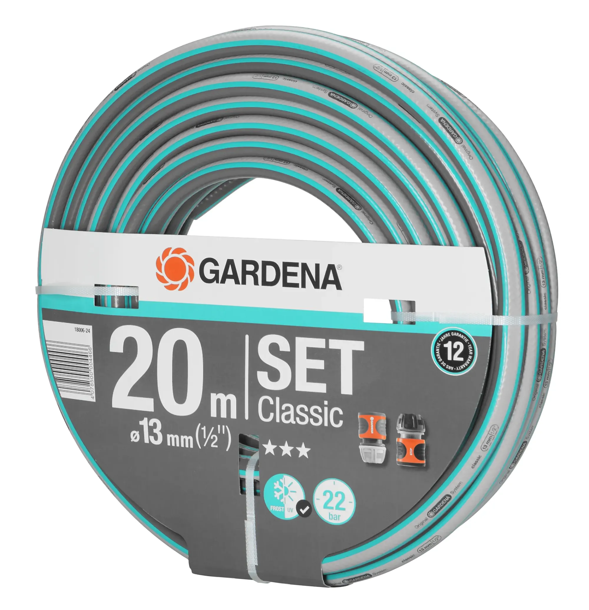 Slange 1/2" med koblinger-Gardena