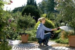 Slangesett spiral 10m med koplinger og pistol-Gardena Clearance