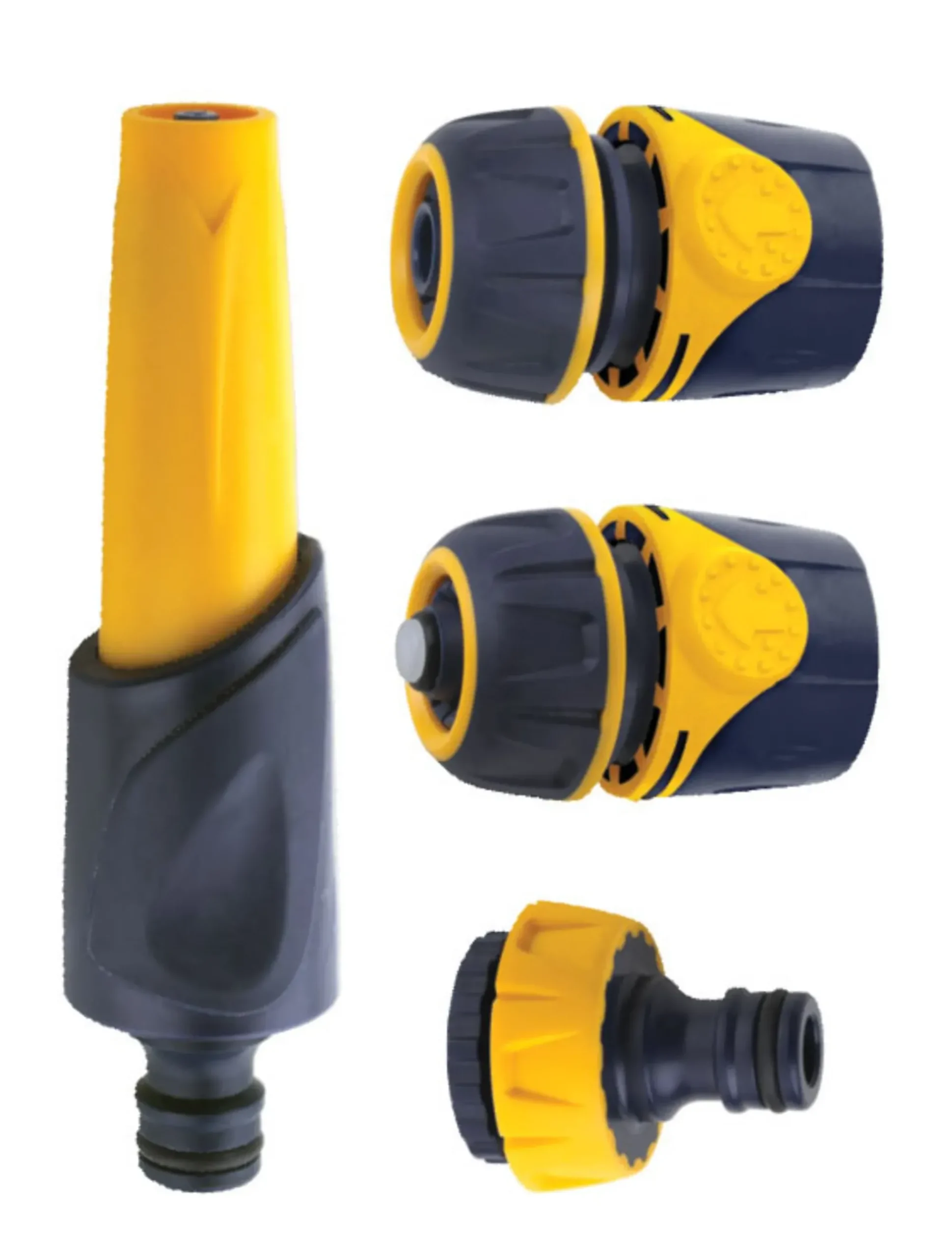 Slangetilkobling startsett 1/2" 4 deler-Ironside garden Clearance