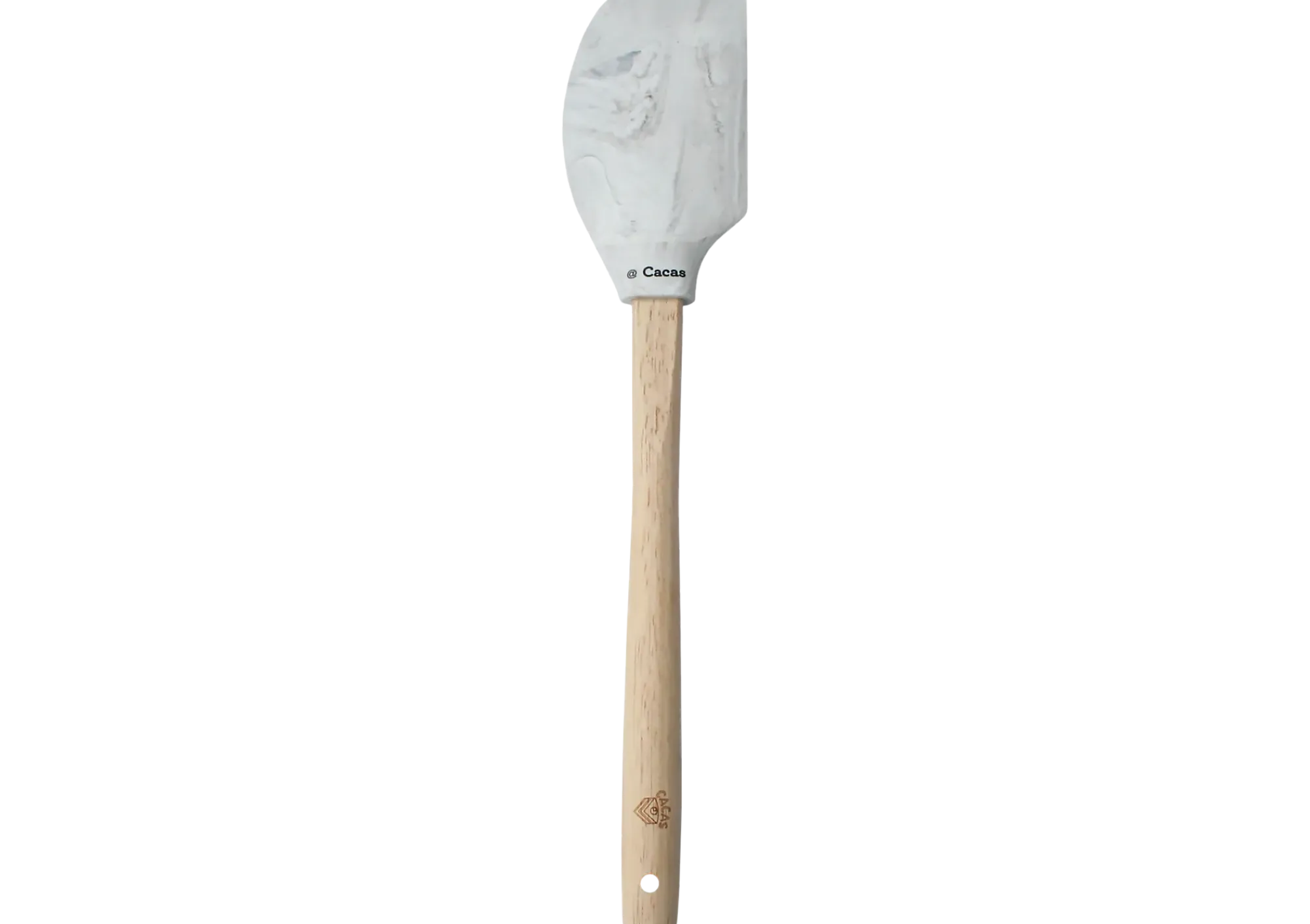 Slikkepott med treskaft marmor-Cacas
