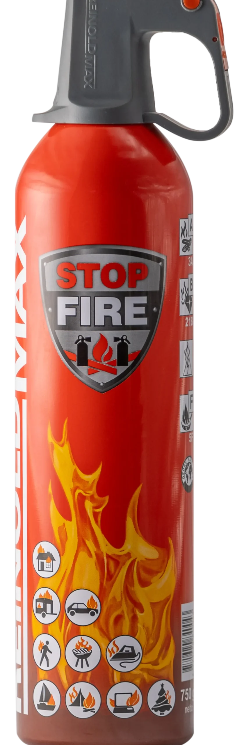 Slukkespray Fire Stop 750ml-Reinoldmax New