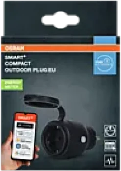 Smart Plugg wifi matter Utendørs Sort-Osram New