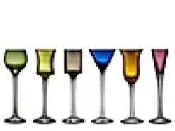 Snapseglass assortert 6stk-Lyngby glas Hot