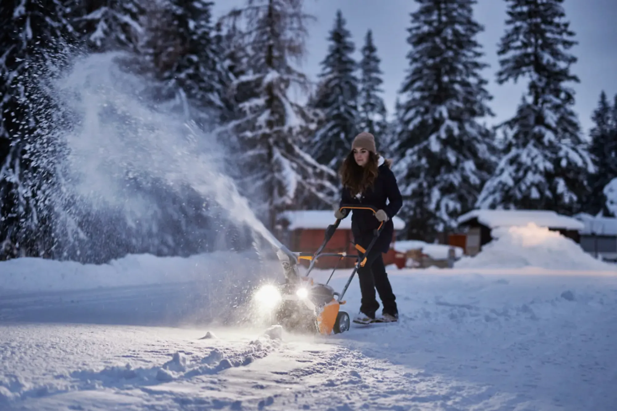 SNØFRESER ETTRINNS MED BATTERIDRIFT 48V ARBEIDSBREDDE 50CM-Stiga