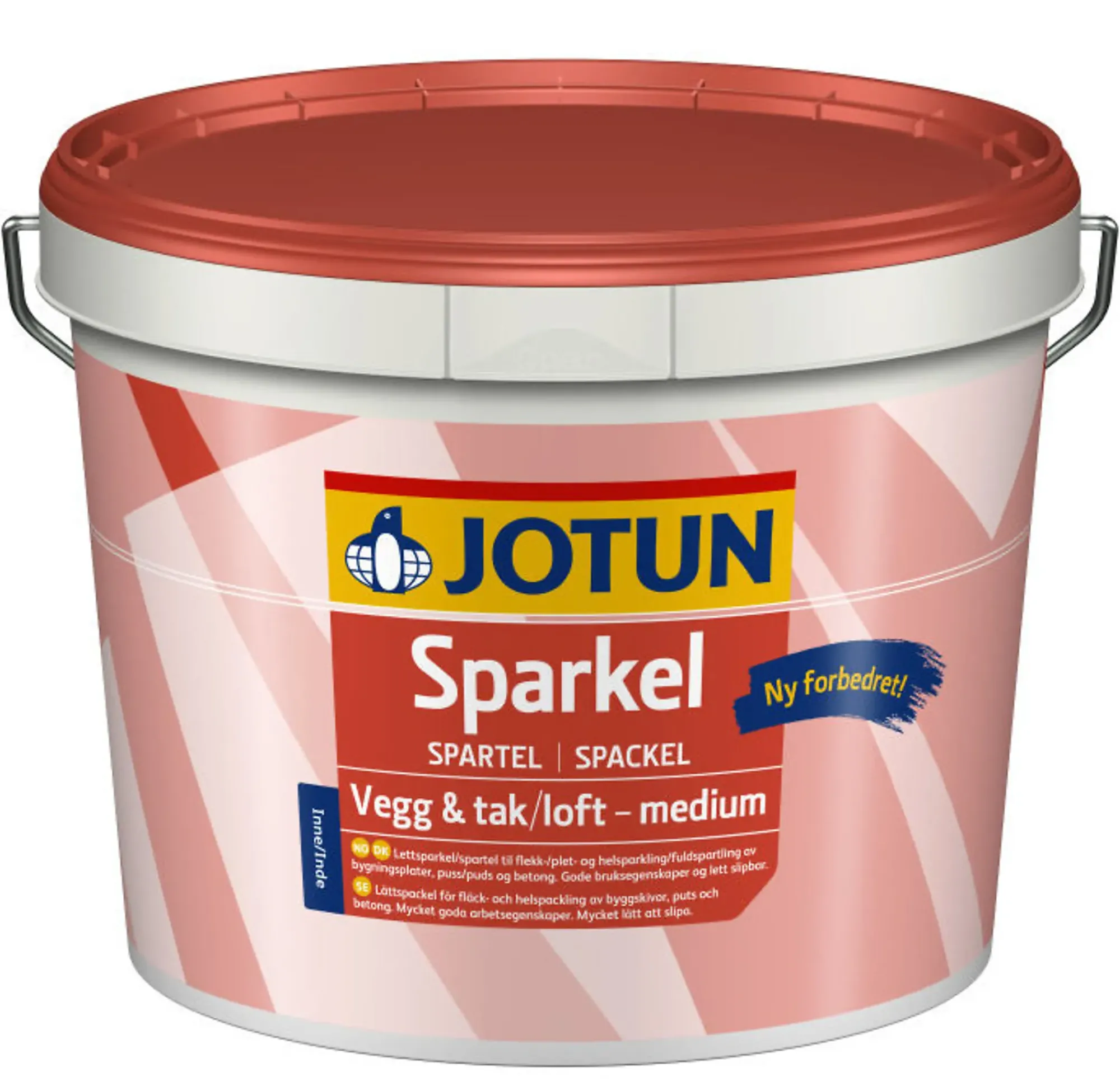Sparkel vegg/tak medium 3l-Jotun Hot