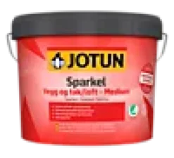 Sparkel vegg/tak medium 3l-Jotun Hot