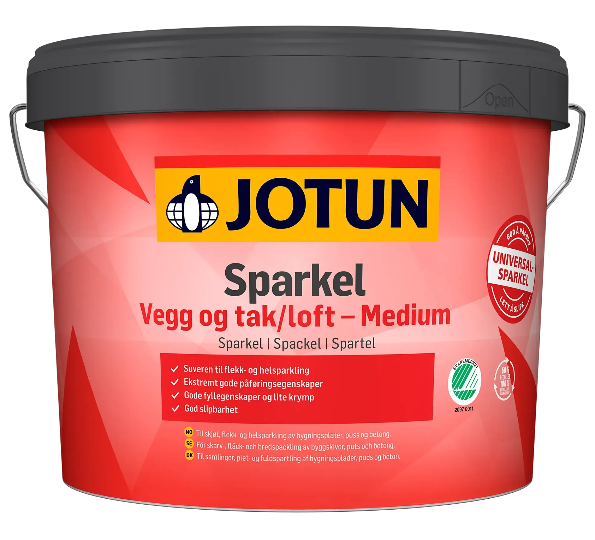 Sparkel vegg/tak medium 10l-Jotun Clearance