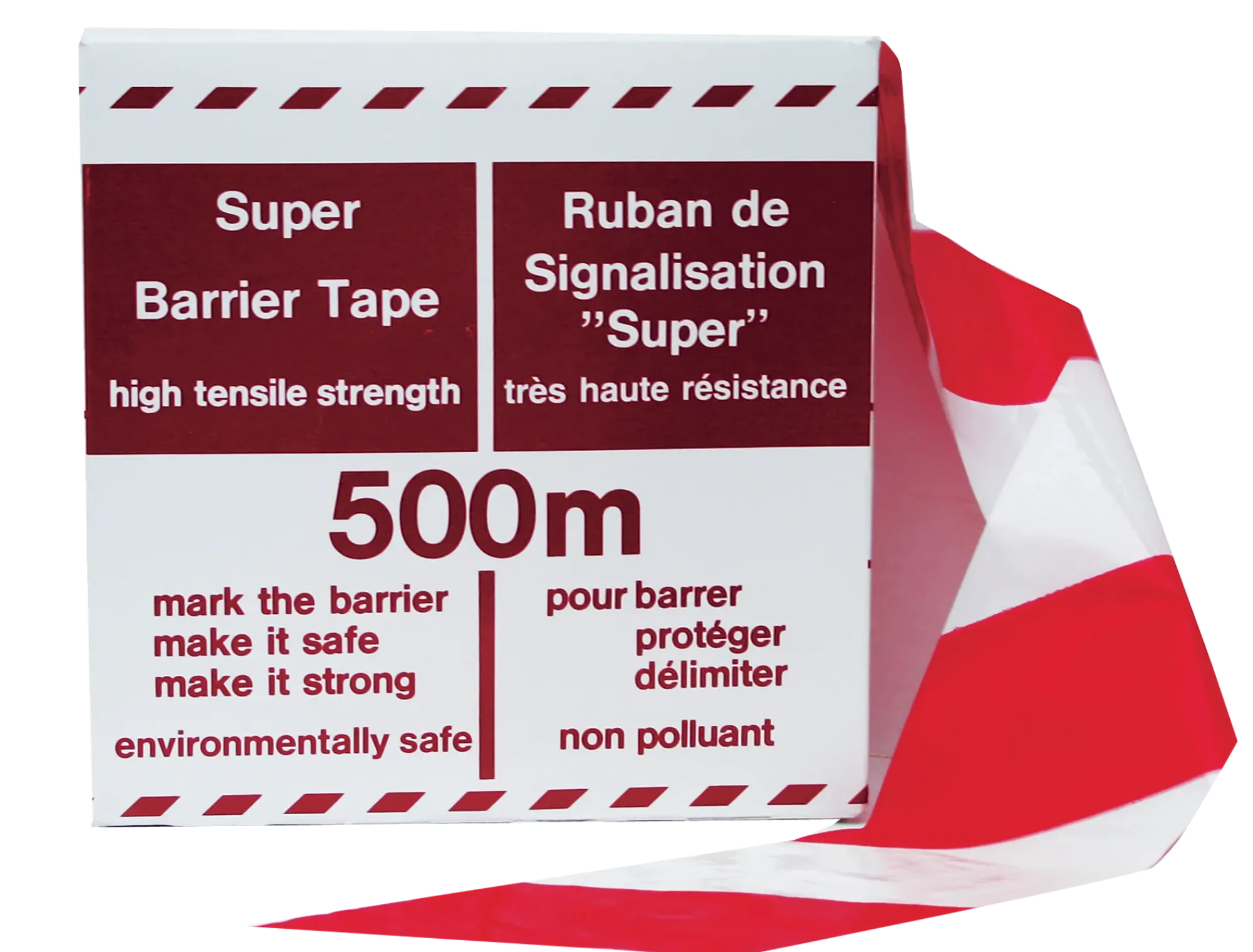 Sperrebånd 80mmx500m-Forenede plast Clearance