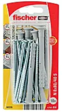 Spikerplugg N ZK 8x80mm 10stk-Fischer New