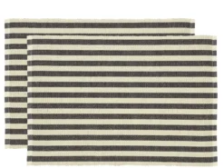 Spisebrikke Statement Stripe Ash 33x48cm 2stk-Södahl Hot