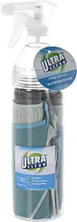 Sprayflaske 750 ml med 3 mikrofiberkluter-Ki Outlet