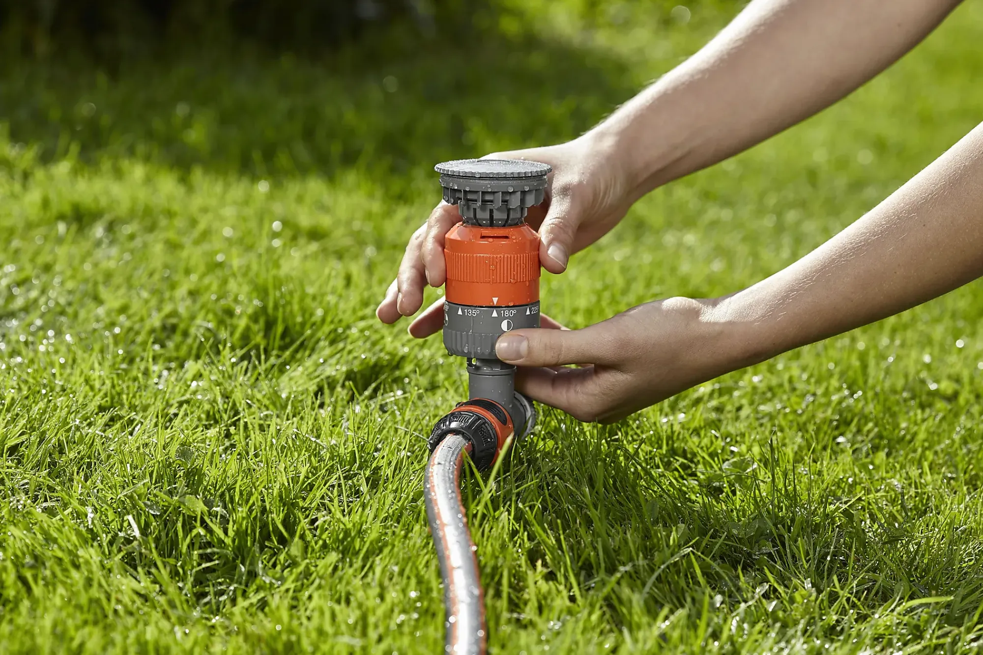 Spreder sirkel med pigg -vanningsflate 225m2-Gardena Clearance